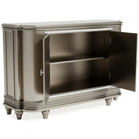 D744-60 : Tủ Bếp, Tủ Buffet Mặt Tủ Gương + 2 Cánh Cửa